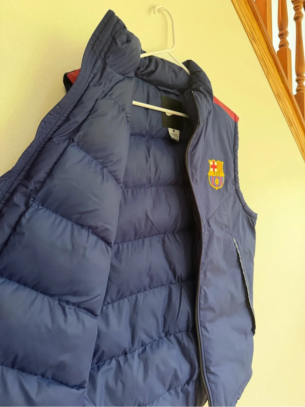 Nike FC Barcelona  Navy Puffer Vest